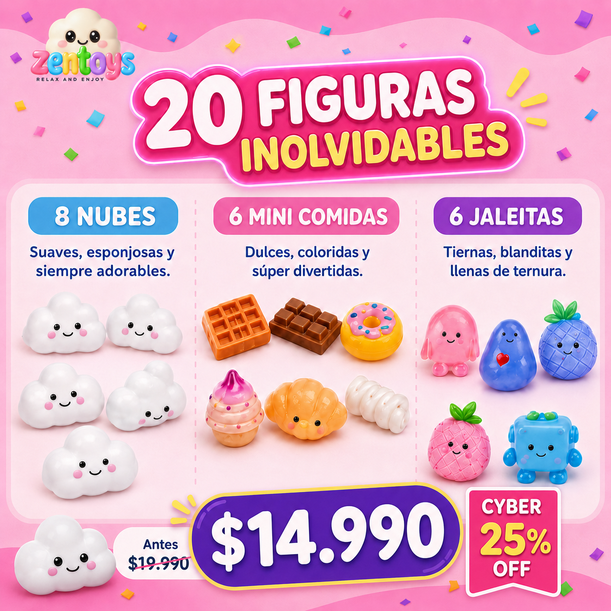 🎉 Pack Cumpleañero Zentoys 🎉