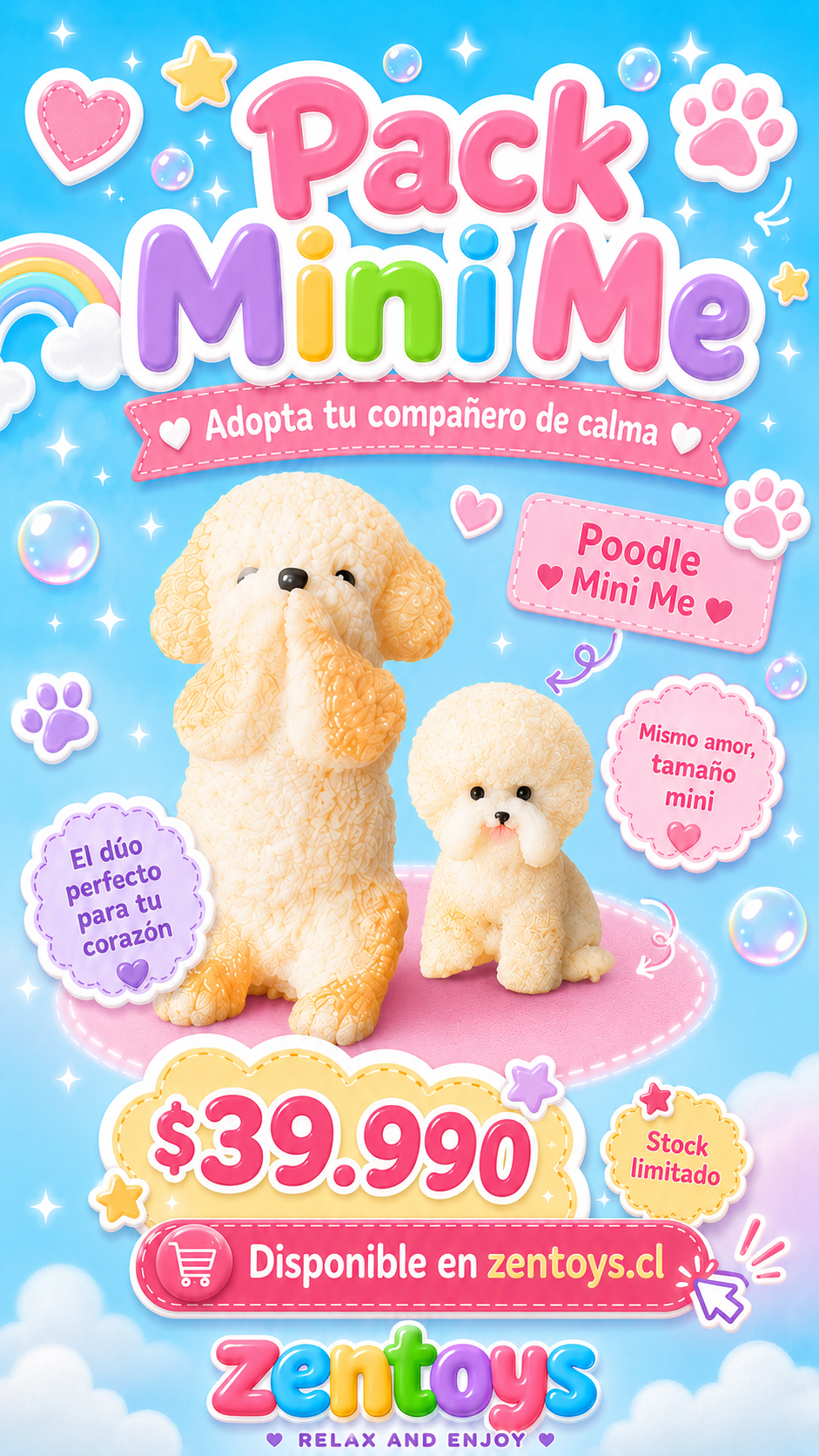 Pack Poodle Mini Me