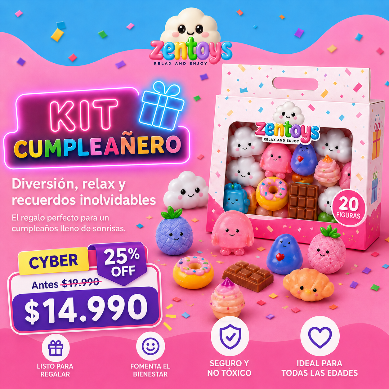 🎉 Pack Cumpleañero Zentoys 🎉